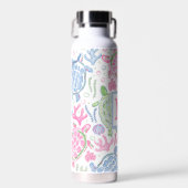 Waterverf Zee Waterfles (Voorkant)