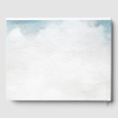 Waterverf Zeegelstrand Gastenboek (Achterkant)