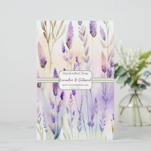 Waterverf zeep en zeep in papiervorm voor papierop (Staand voorkant)