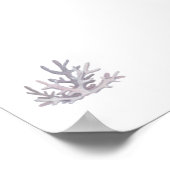 Waterverf zeeschelp print (Hoek)