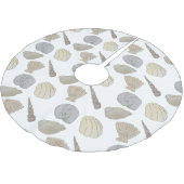 Waterverf zeeschelpen kerstboom rok (Gekanteld)