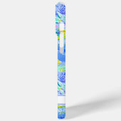 Waterverf Zeester Monogram  Case-Mate iPhone Case (Achterkant / Links)