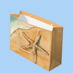 Waterverf Zeester Op Strand Groot Cadeauzakje