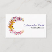 Waterverf zeesterren krans visitekaartje (Voorkant)