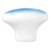 Waterverf zeilbokknop keramische knop (Zijkant)