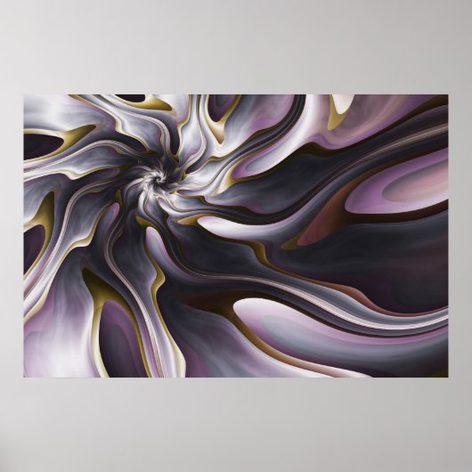 Waterverf Zijde Poster (Voorkant)