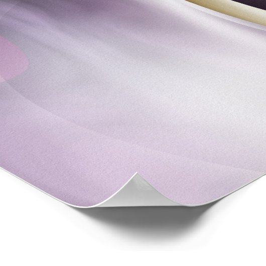 Waterverf Zijde Poster (Hoek)