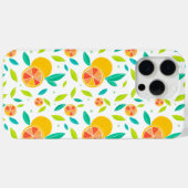 Waterverf Zoete Sinaasappels Patroon Case-Mate iPhone Case (Achterkant (horizontaal))