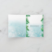 Waterverf Zomer Beach Party Bedankkaart (Binnen)