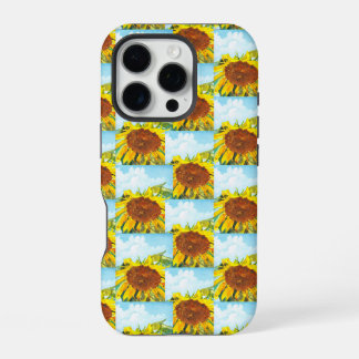 Waterverf Zomer Zonnebloemen iPhone 16 Pro Hoesje