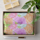 Waterverf zomertuin tissuepapier (Geschenk)