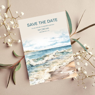 Waterverf zomervakantie save the date