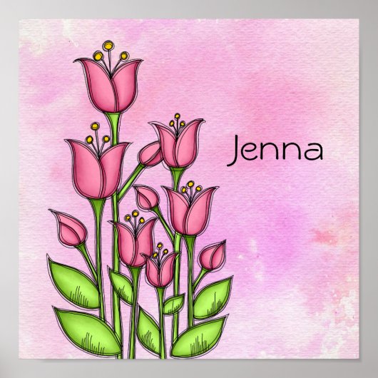 Waterverf zonder dop Poster (Voorkant)