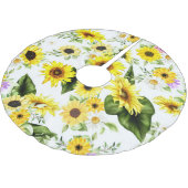 Waterverf Zonnebloem 7 Kerstboom Rok (Gekanteld)