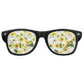 Waterverf Zonnebloem 7 Retro Zonnebril (Voorkant)