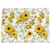 Waterverf Zonnebloem 8 Groot Cadeauzakje (Voorkant)