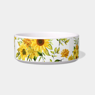 Waterverf Zonnebloem 8 Voerbakje