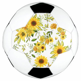 Waterverf Zonnebloem 8 Voetbal