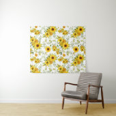 Waterverf Zonnebloem 8 Wandkleed (In Situ (horizontaal))