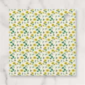 Waterverf Zonnebloem Dank u Sticker Bedankjes Labels (Achterkant)