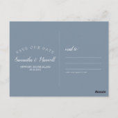 Waterverf Zonnebloem Eucalyptus Bewaar de datum Briefkaart (Achterkant)