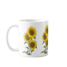 Waterverf Zonnebloem