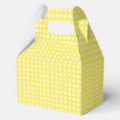 Waterverf zonnebloem met vlinders 1e verjaardag bedankdoosjes (Achterkant)