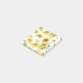 Waterverf Zonnebloem Post-it® Notes (Schuin)