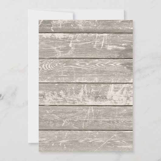 Waterverf Zonnebloem Rustieke Huwelijksuitnodiging Kaart (Achterkant)