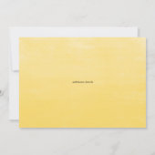 Waterverf Zonnebloemen en Eucalyptus Summer Save The Date (Achterkant)