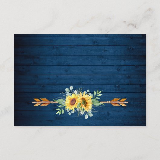 Waterverf Zonnebloemen Eucalyptus Weddenschap Deta Informatiekaartje (Achterkant)