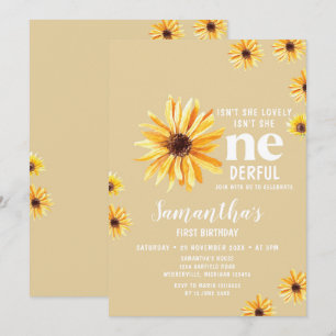 Waterverf Zonnebloemen is niet mooi jarig Kaart