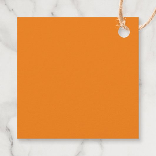 Waterverf zonnebloemen oranje herfst Y'all Bedankjes Labels (Achterkant)