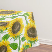 Waterverf zonnebloemen tafelkleed (Voorbeeld)