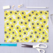 Waterverf zonnebloemen tissuepapier (Craft)