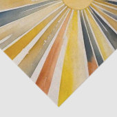 Waterverf zonnevlam tissuepapier (Detail)