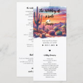 Waterverf Zuidwesters programma voor zonsondergang (Voorkant / Achterkant)