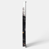 WATERVERF ZWART KITTEN GEKLEED ALS EEN HEKS SAMSUNG GALAXY HOESJE (Linkerkant)