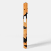 Waterverf Zwart Vleermuizen op Sinaasappel Case-Mate iPhone Case (Achterkant / Rechts)