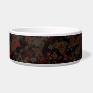 Waterverf zwarte rode grijze verf plastic Abstract Voerbakje