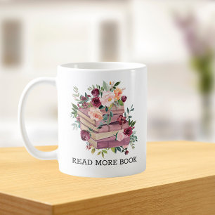 Waterverfboek en Roos Bloem Leescitaat Koffiemok