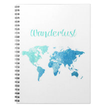 Waterverfnotitieboek met reislust