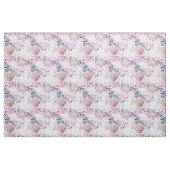 Waterverfrozen en hortensia's.  stof (Yard (91,4 cm))