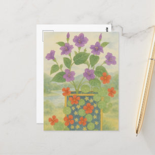 Waterverfschilderij Briefkaart