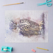 Waterverkleurde olieplek tissuepapier (Craft)