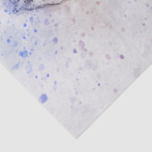 Waterverkleurde olieplek tissuepapier (Detail)