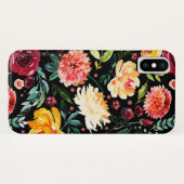 Waterverven bloemen collage patroon Case-Mate iPhone case (Achterkant (horizontaal))