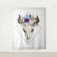 Waterverven boho geometrische dreamcatcher bull sk