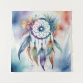 Waterverven Dreamcatcher Wandkleed (Voorkant)