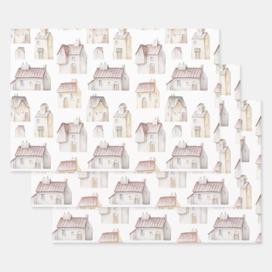 Waterverven Inpakpapier Vel (Set)